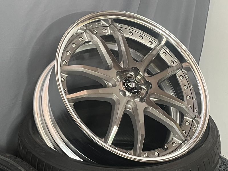 WN85KUHL VERZ-WHEELS KCV04 19インチ7.5J+45 PCD114.3-5H クリスタル