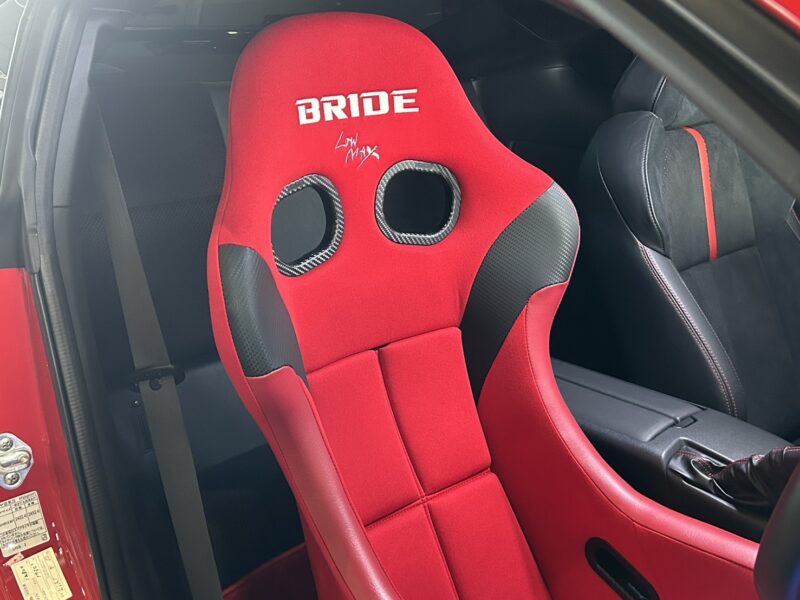 VRARVA名古屋にて納車したGR86のBRIDE製フルバケットシート