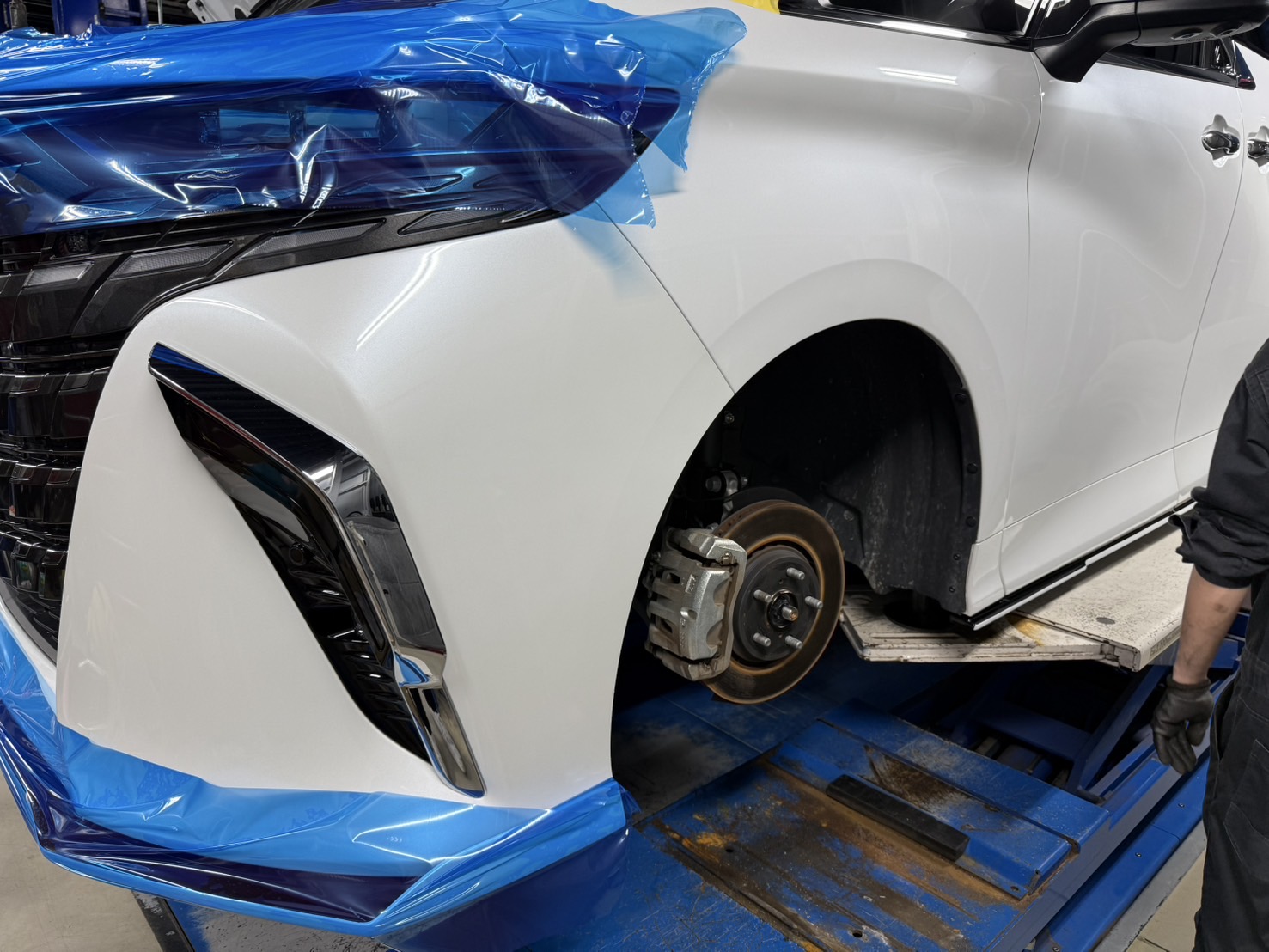 40系 アルファード フルエアロ 21インチ カスタム 車高調 ローダウン ツライチ