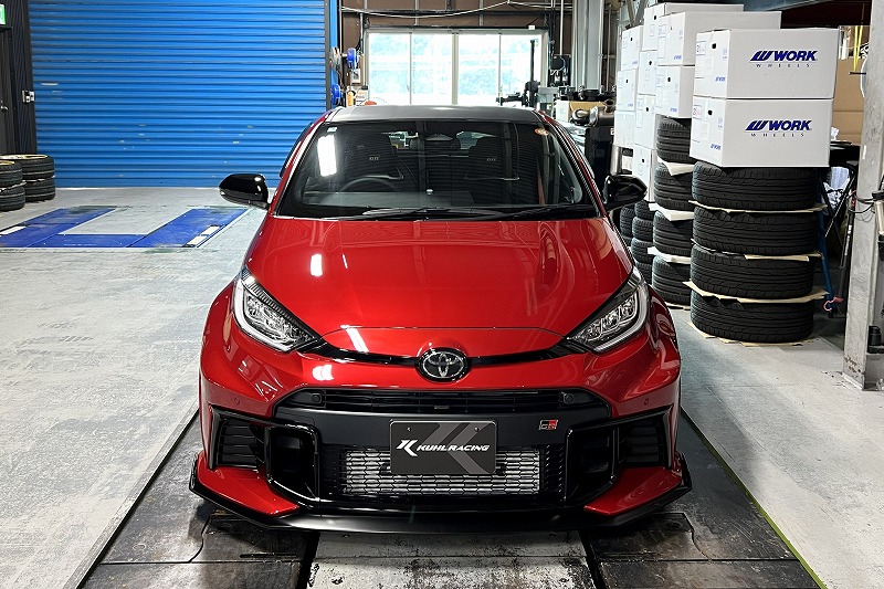 GRヤリス後期エアロ フロントディフューザー