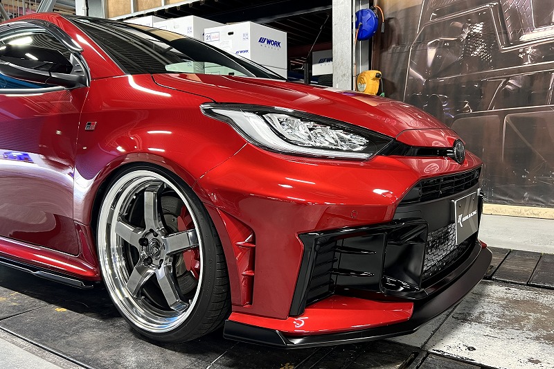 GRヤリス後期エアロ フロントディフューザー