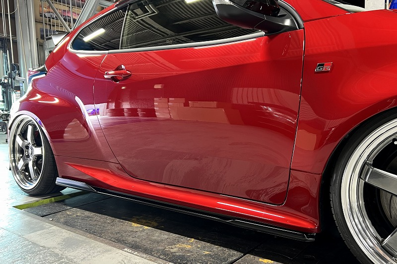 GRヤリス後期エアロ GRヤリス前期エアロ サイドディフューザー サイドステップ