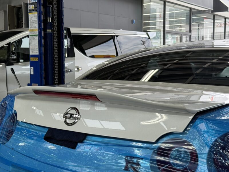 KUHL＿R35＿GT-R＿トランクスポイラー取り外し＿エアロ取り付け＿GTウィング取り付け