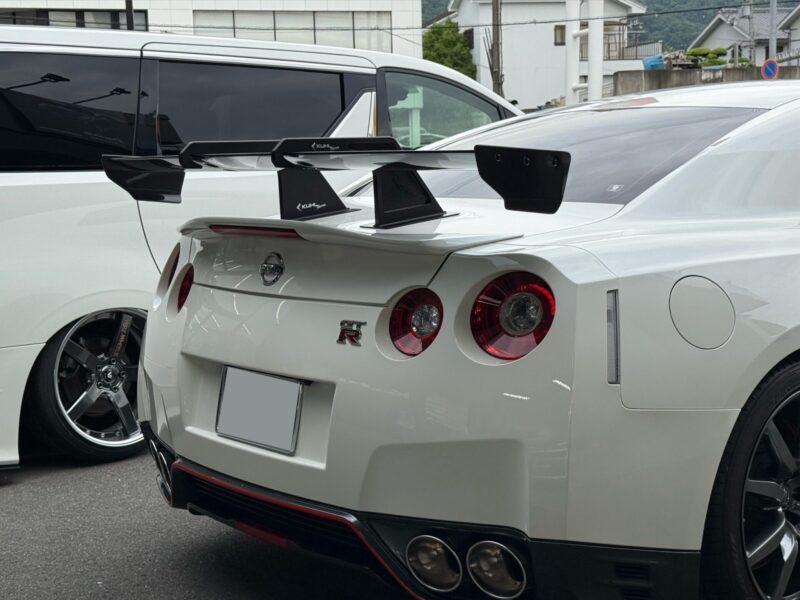 KUHL＿R35＿GT-R＿トランクスポイラー取り外し＿エアロ取り付け＿GTウィング取り付け