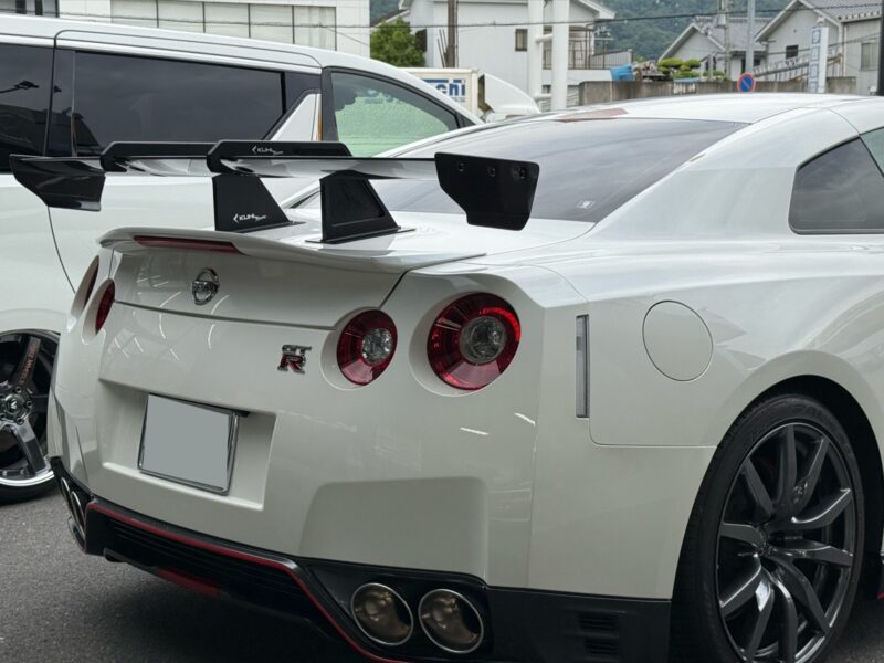 KUHL＿R35＿GT-R＿トランクスポイラー取り外し＿エアロ取り付け＿GTウィング取り付け