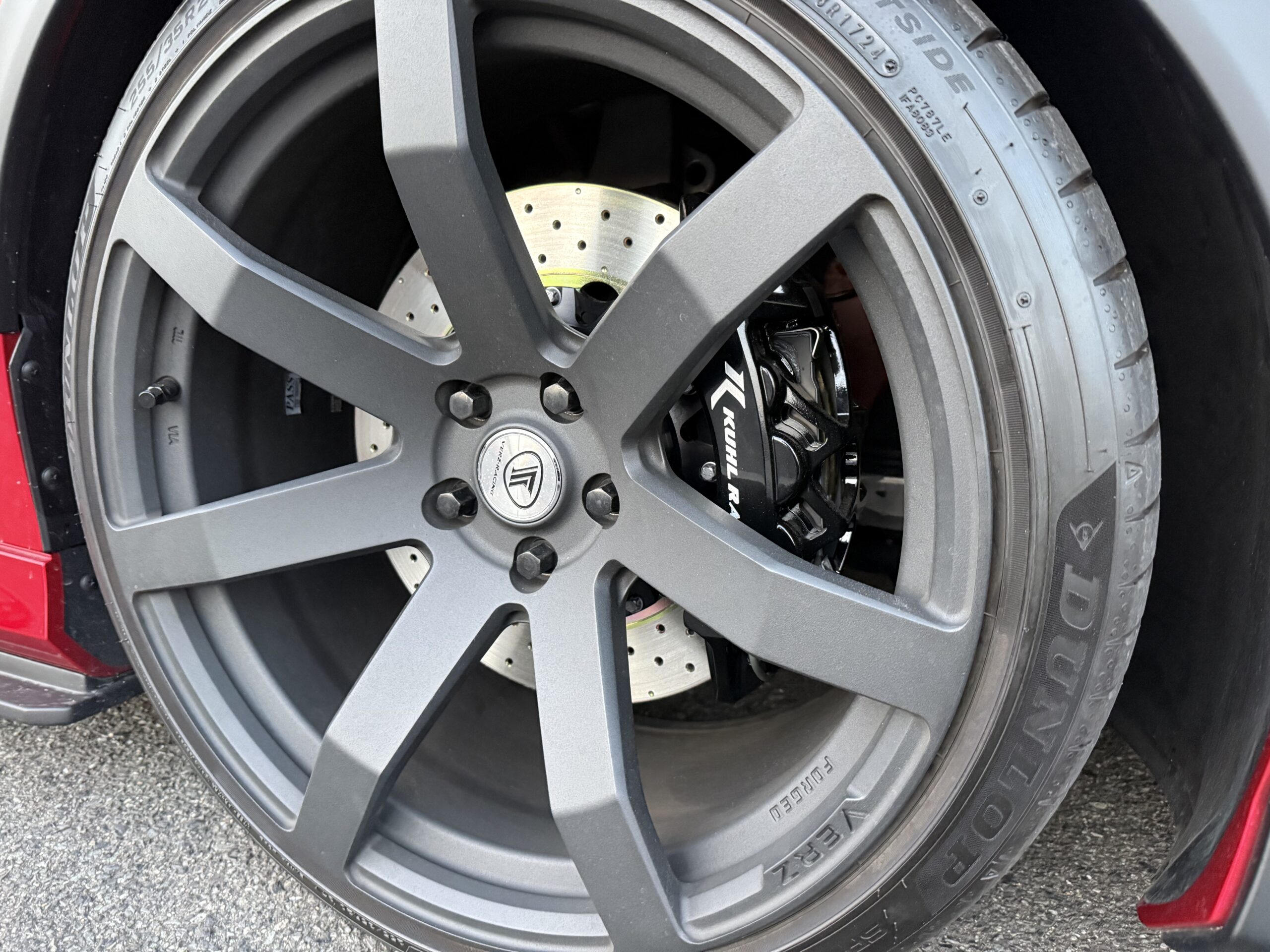 KUHL RACING オリジナルキャリパー キャリパー強化 ドレスアップ カスタム サーキット ストリート ワインディング 車いじり スポーツカー 日産 フェアレディZ RZ34