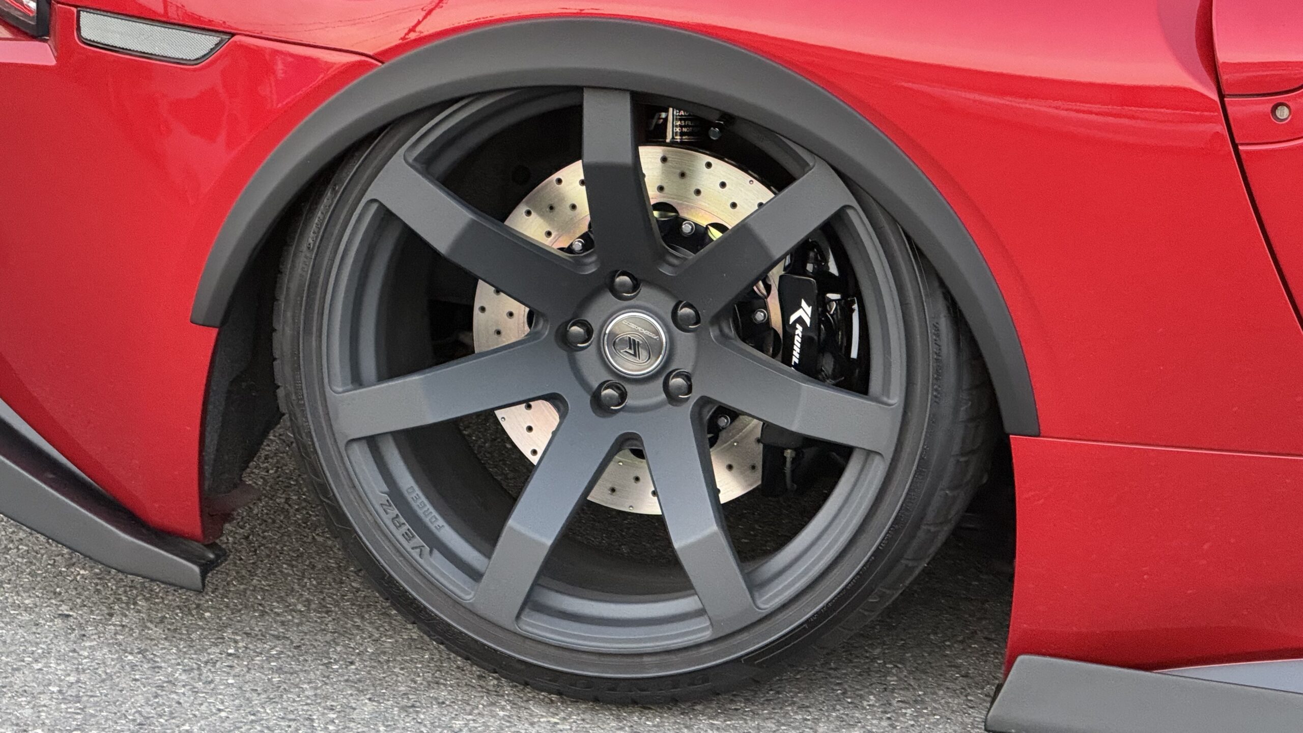 KUHL RACING オリジナルキャリパー キャリパー強化 ドレスアップ カスタム サーキット ストリート ワインディング 車いじり スポーツカー 日産 フェアレディZ RZ34